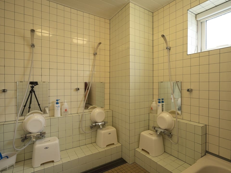 Free toiletries, hair dryer, slippers, towels