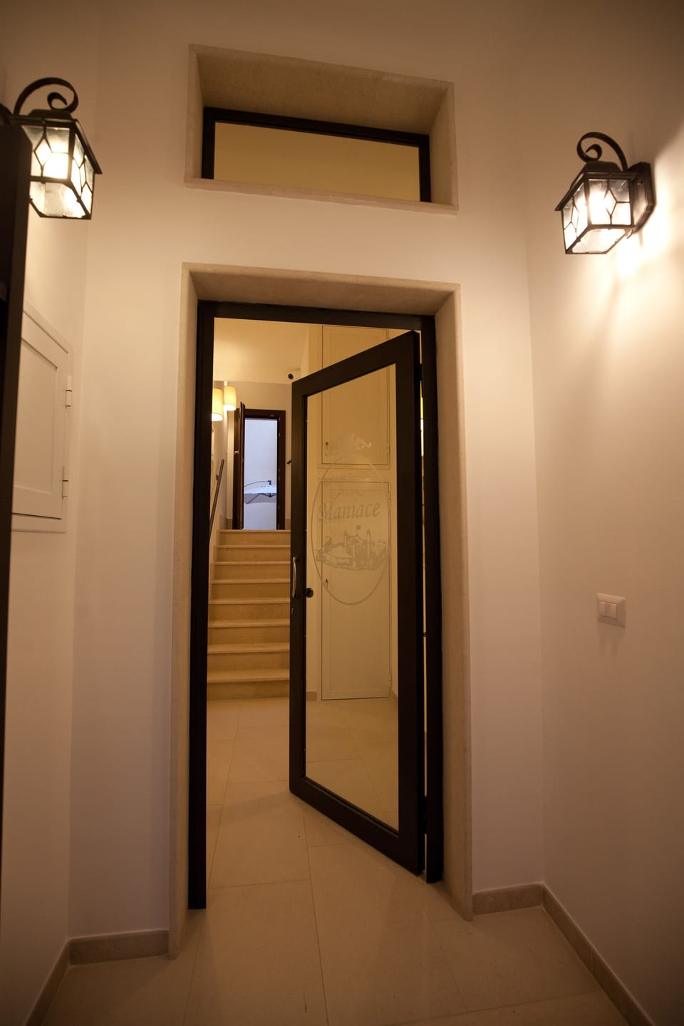 Interior entrance