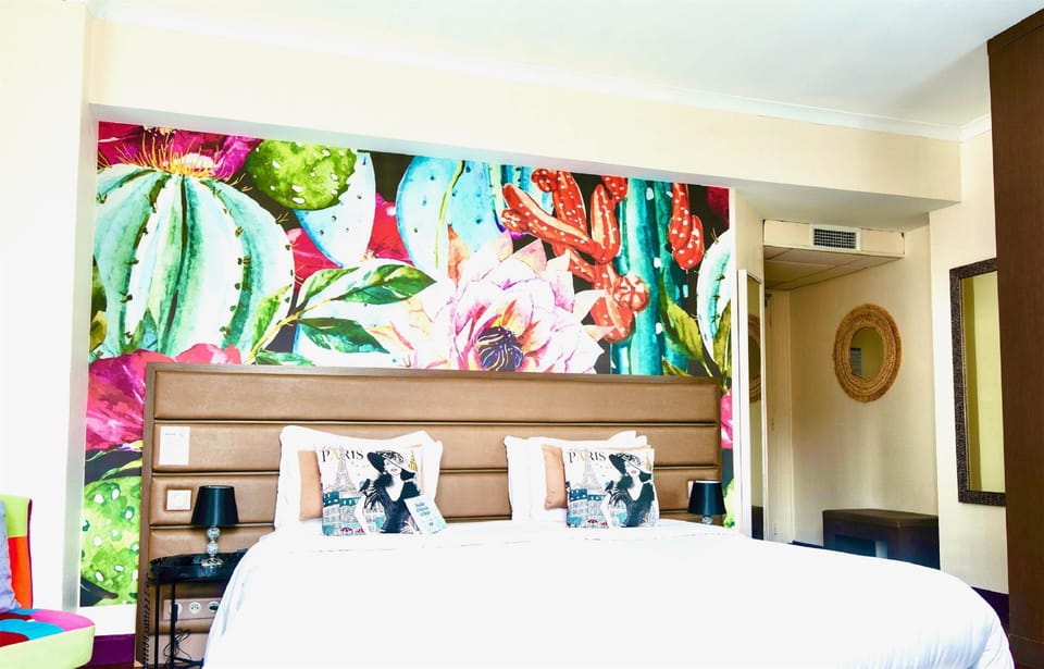 Premium bedding, individually decorated, individually furnished, desk