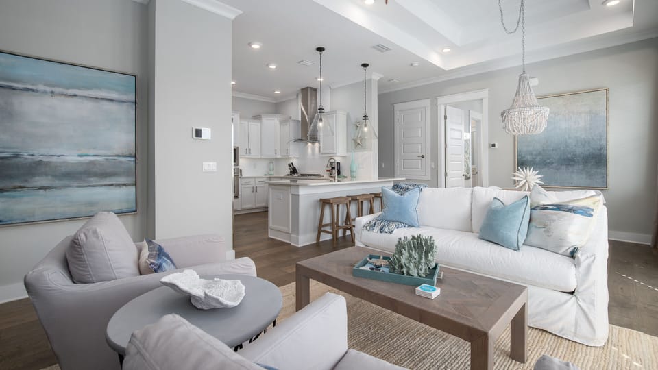Living Room with Sofa Sleeper