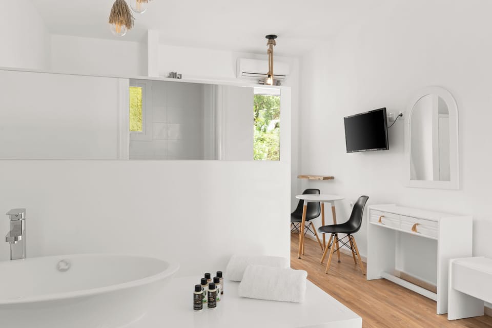 Premium Double Room, Garden View | Minibar, in-room safe, desk, soundproofing