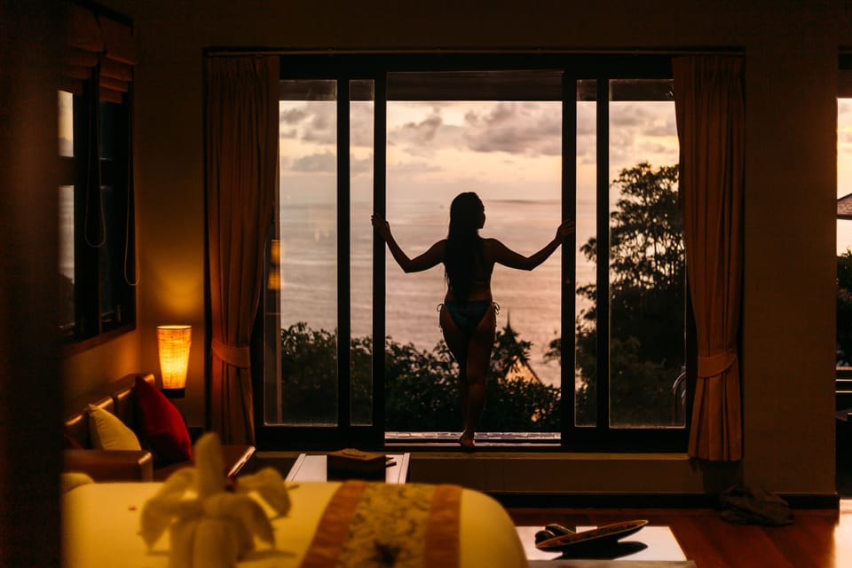 Grand Thai with Spa Bath & Private Pool | Pillowtop beds, minibar, in-room safe, desk