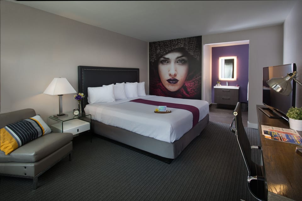 Blackout drapes, wheelchair access
