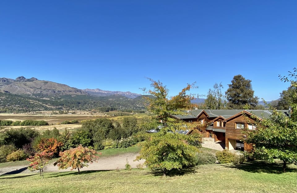 Panoramic view from the garden
