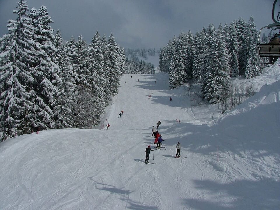 Skiing heaven
