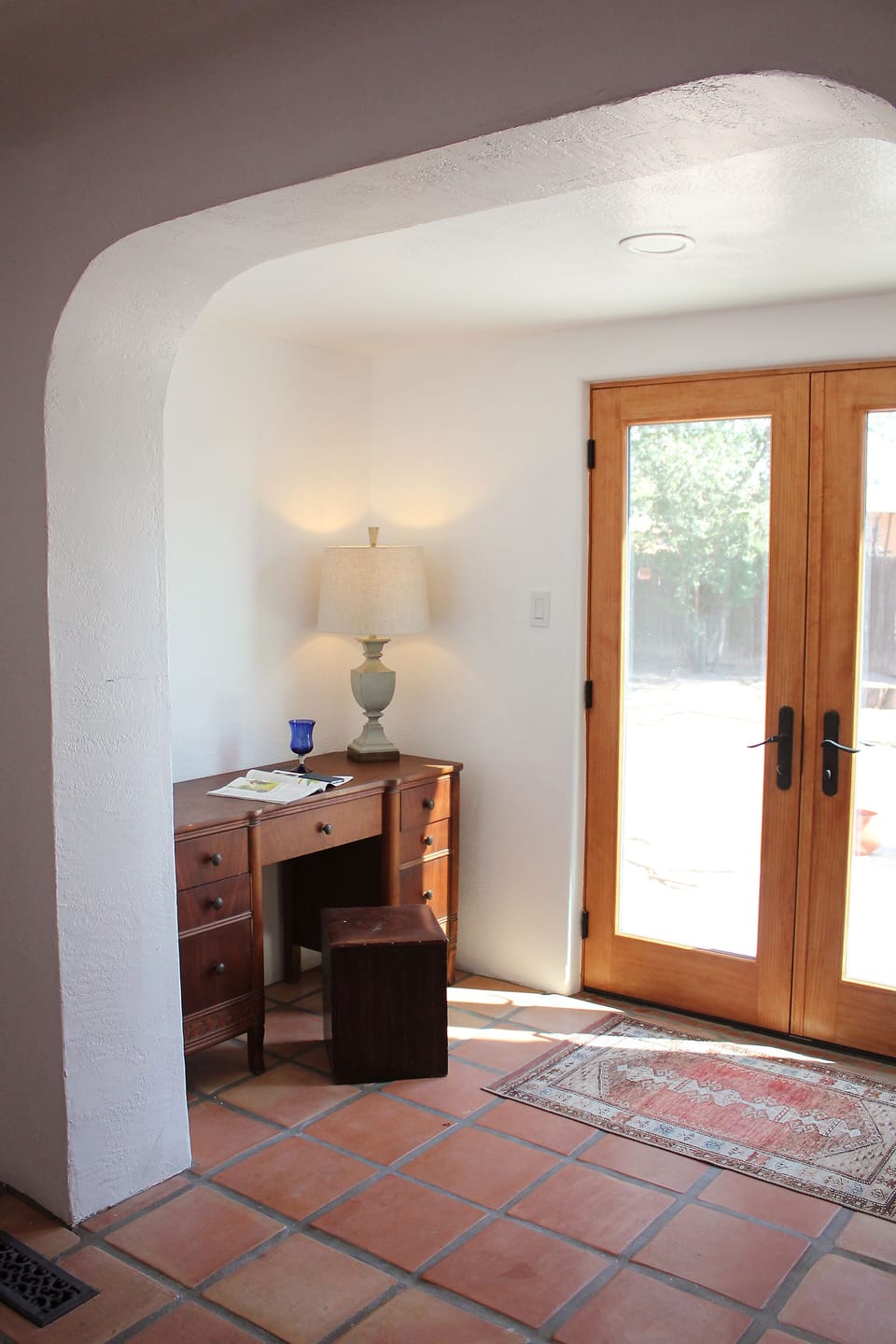 desk french doors