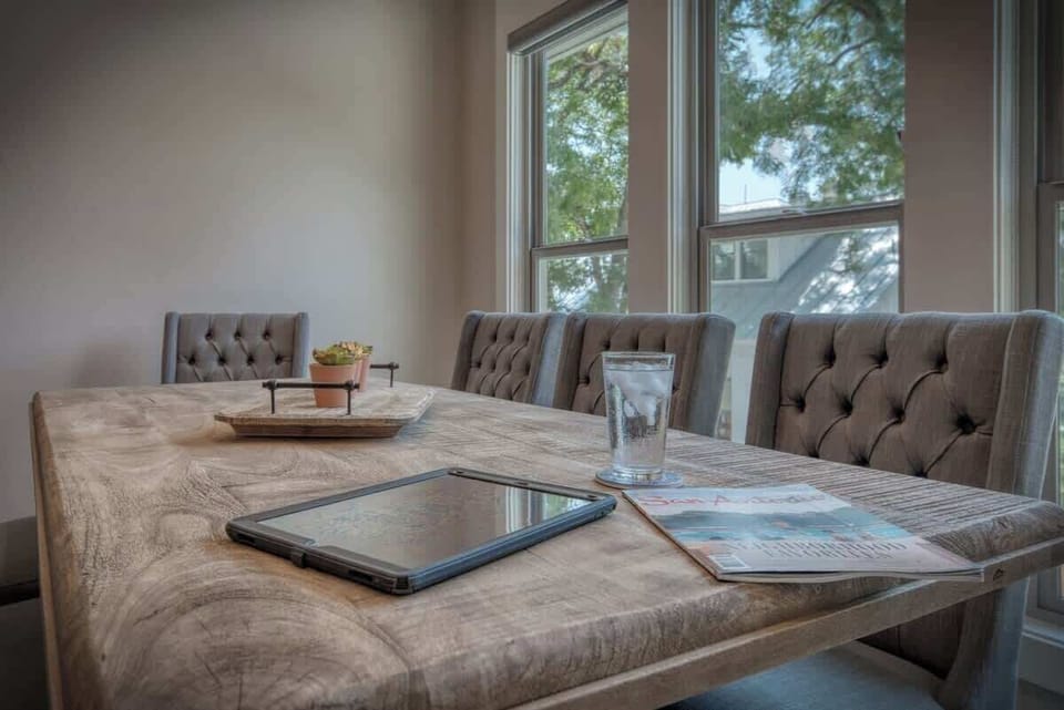 Dining room with seating for 8