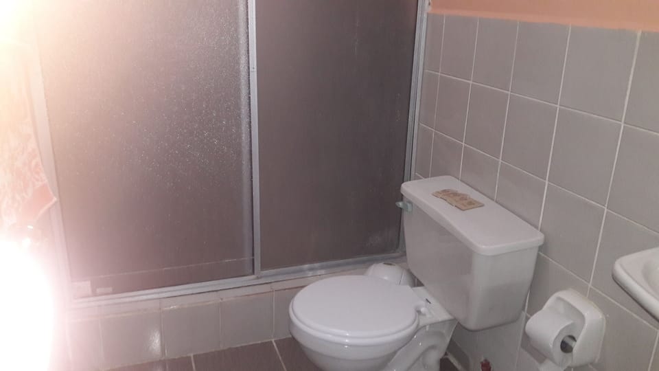 Quadruple Room, 2 Double Beds | Bathroom | Shower, towels