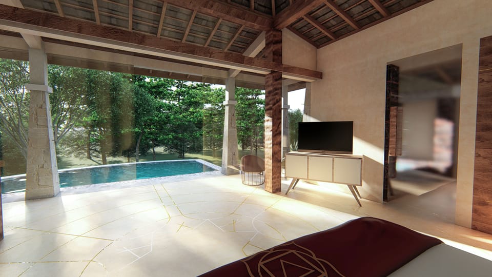 Double Room (Anahata) | In-room safe, desk, laptop workspace, blackout drapes