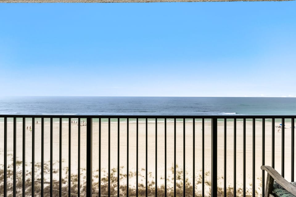 See dolphins and other wildlife from the balcony.