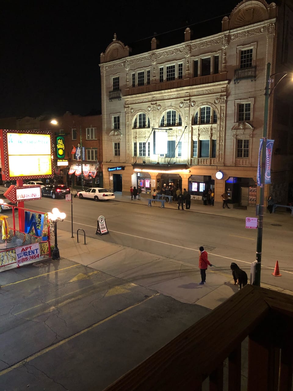 View of the iconic Metro from our balcony! Beautiful!!