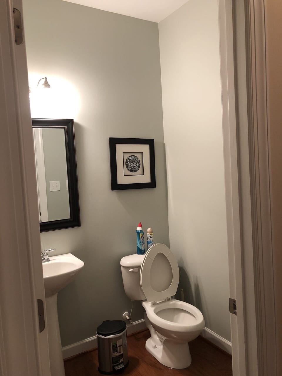 Half bath downstairs (first floor)