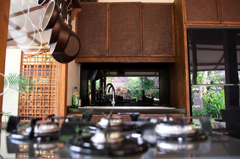 Honeymoon Villa, 1 Bedroom | Private kitchenette | Coffee/tea maker, full-size fridge, stovetop, electric kettle