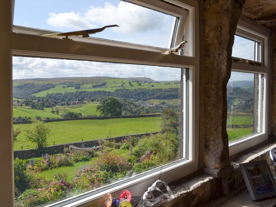 Stunning rural views from the bedroom | Club House, Hebden Bridge