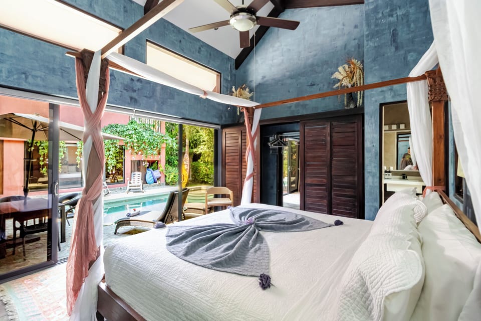 Master Bedroom view on the pool.