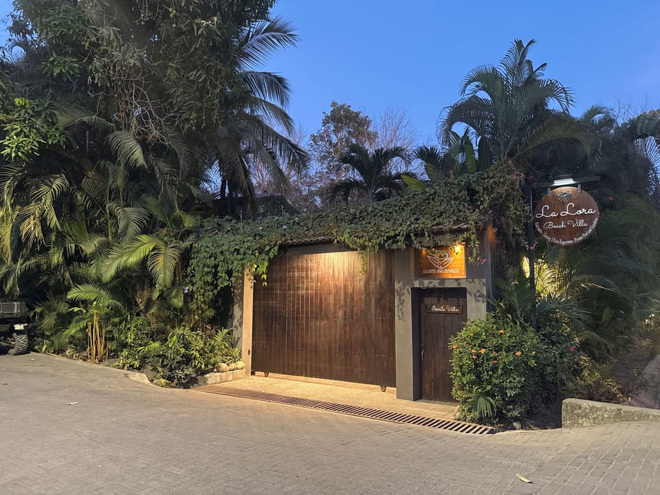 Private and gated property with plenty of parking.