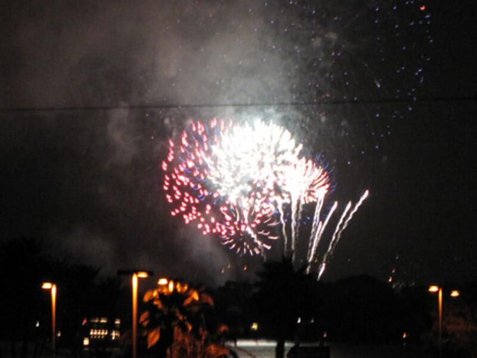 SeaWorld Fireworks View from Both Decks!