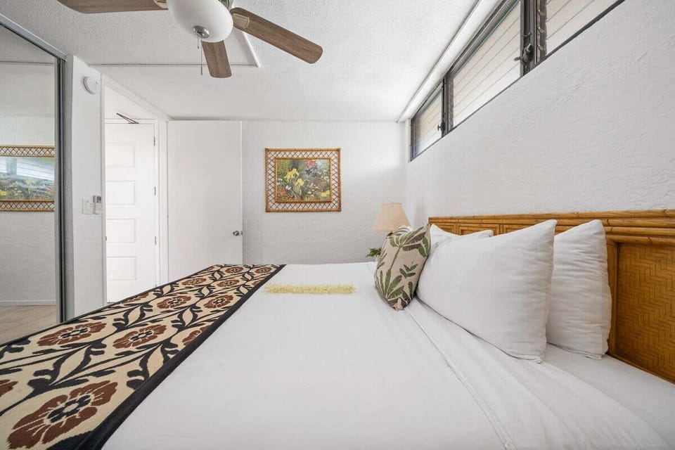 Relax in a cozy retreat framed by natural light.