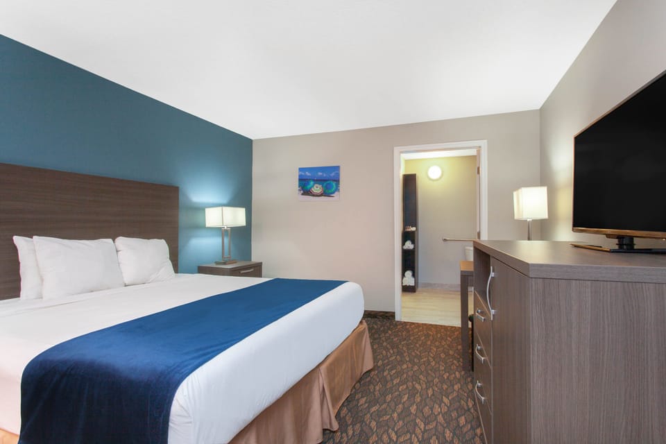 Premium bedding, in-room safe, desk, blackout drapes