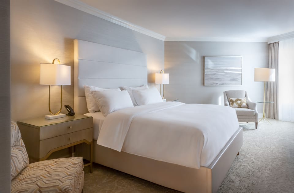 1 bedroom, premium bedding, down comforters, Tempur-Pedic beds