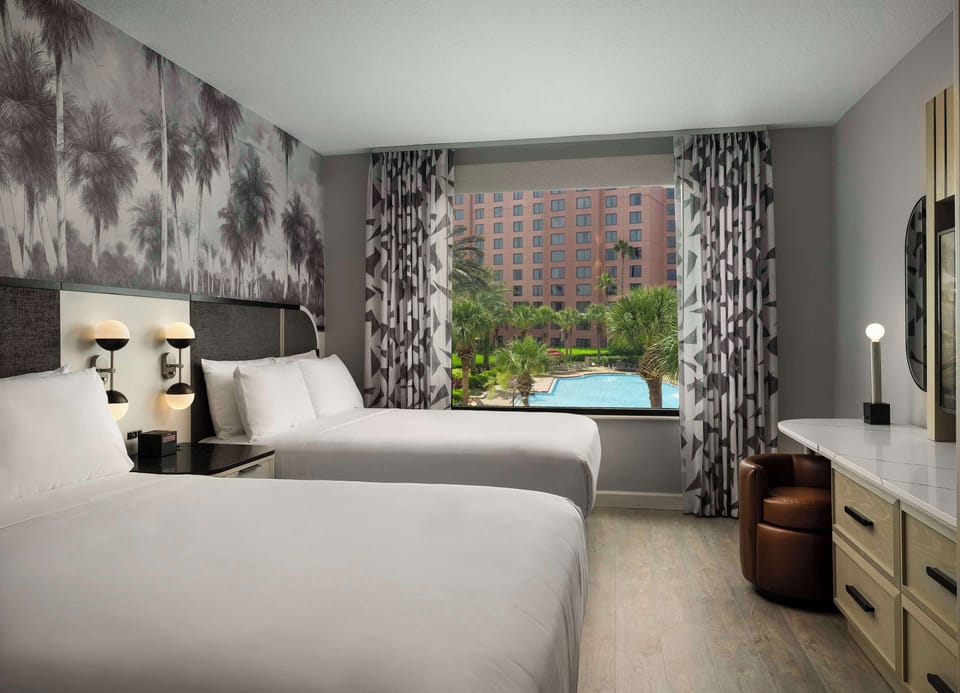 Suite, 2 Queen Beds, Pool View (Caribe) | View from room