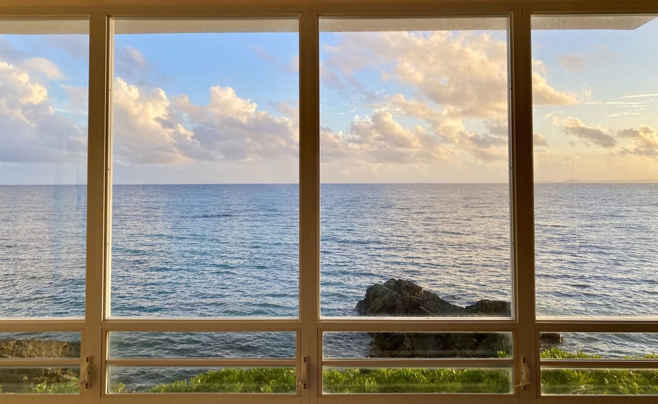 Morning view from master bedroom