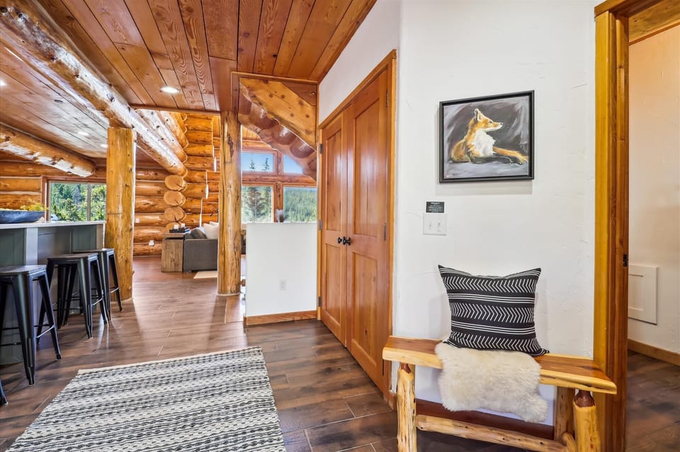 Hallway - Modern Log Cabin - Breckenridge Vacation Rental