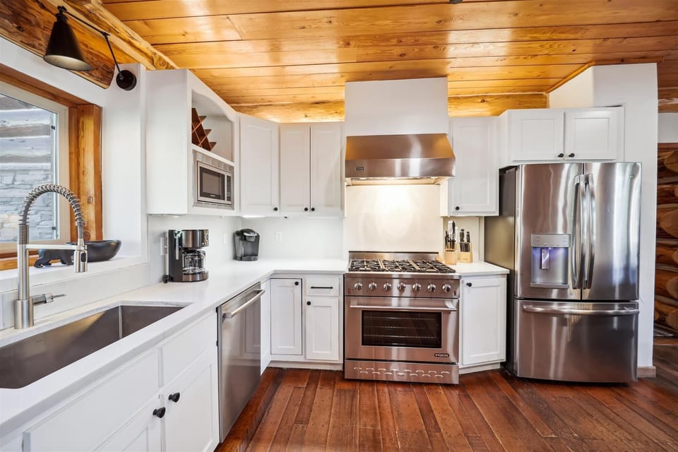 Kitchen - Modern Log Cabin - Breckenridge Vacation Rental