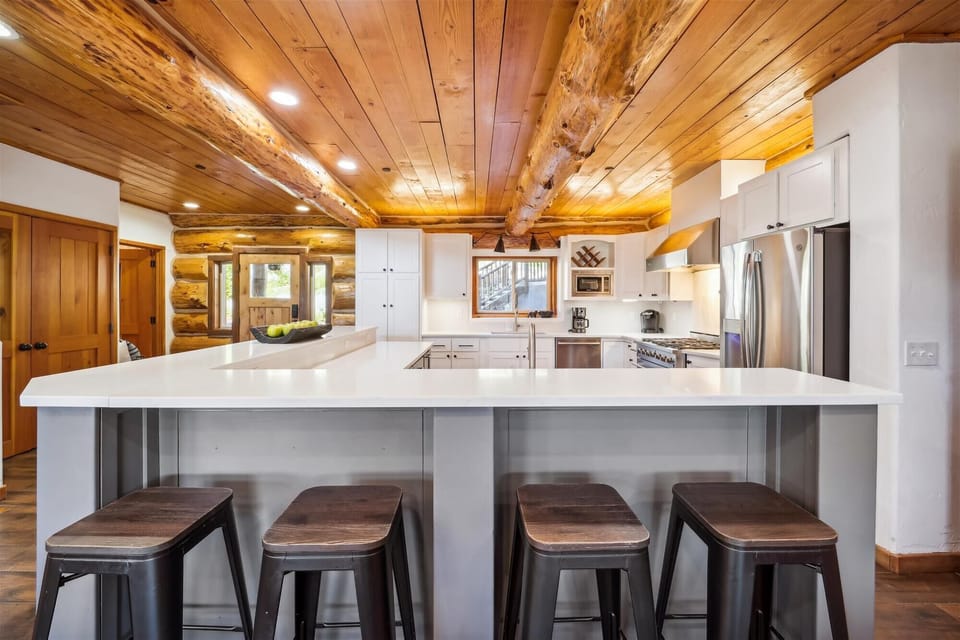 Kitchen - Modern Log Cabin - Breckenridge Vacation Rental