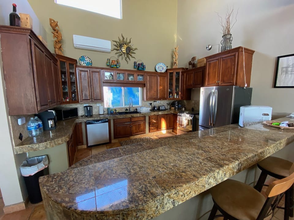 Large fully stocked kitchen