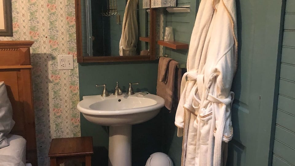 Free toiletries, hair dryer, bathrobes, towels