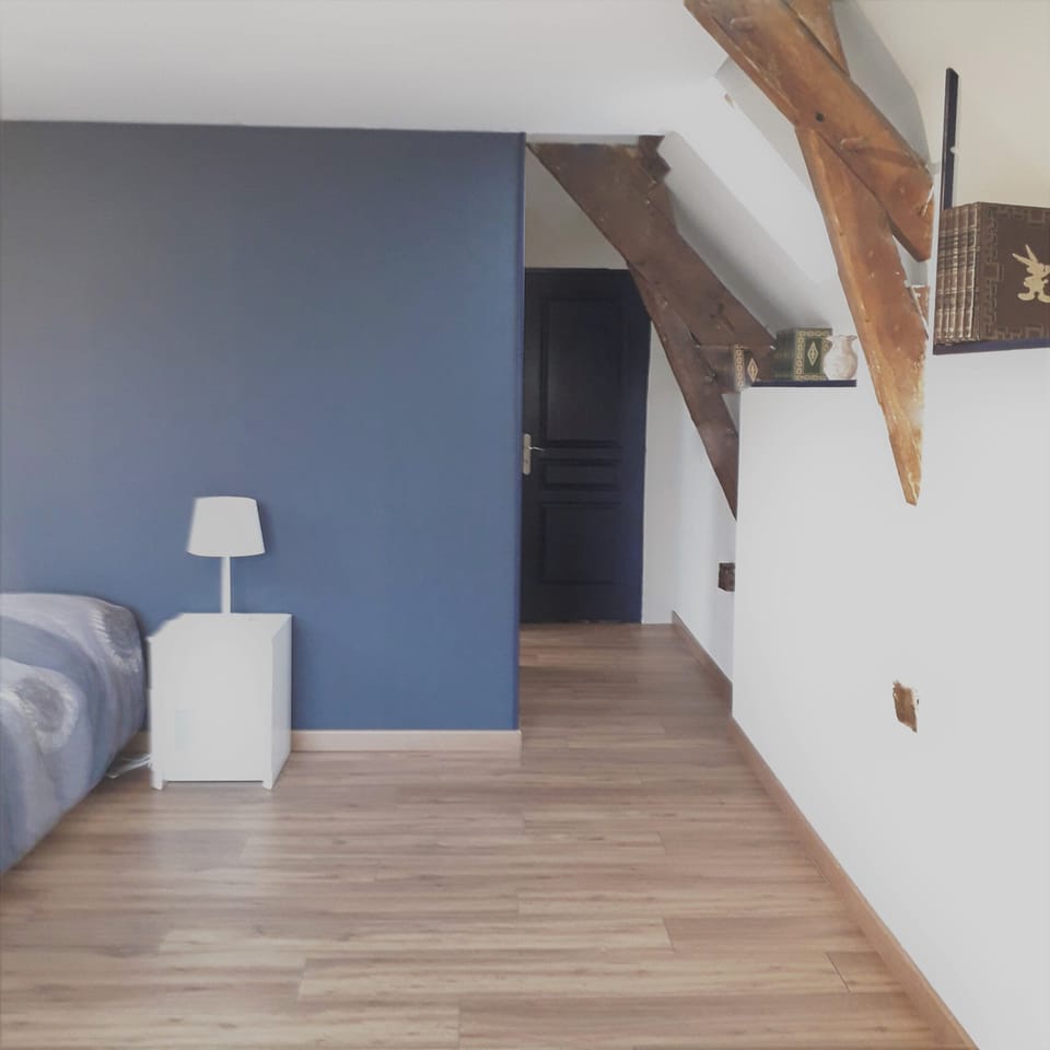 High Room with Balcony | Premium bedding, memory foam beds, laptop workspace, free WiFi