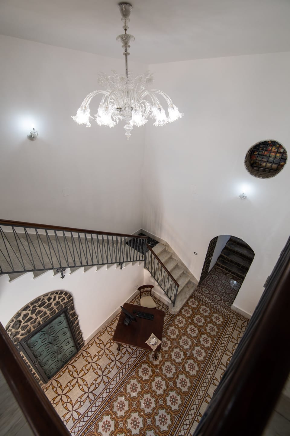 Interior entrance