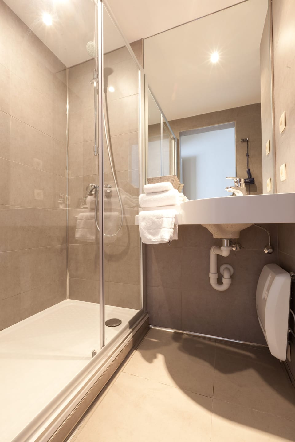 Free toiletries, hair dryer, towels, soap