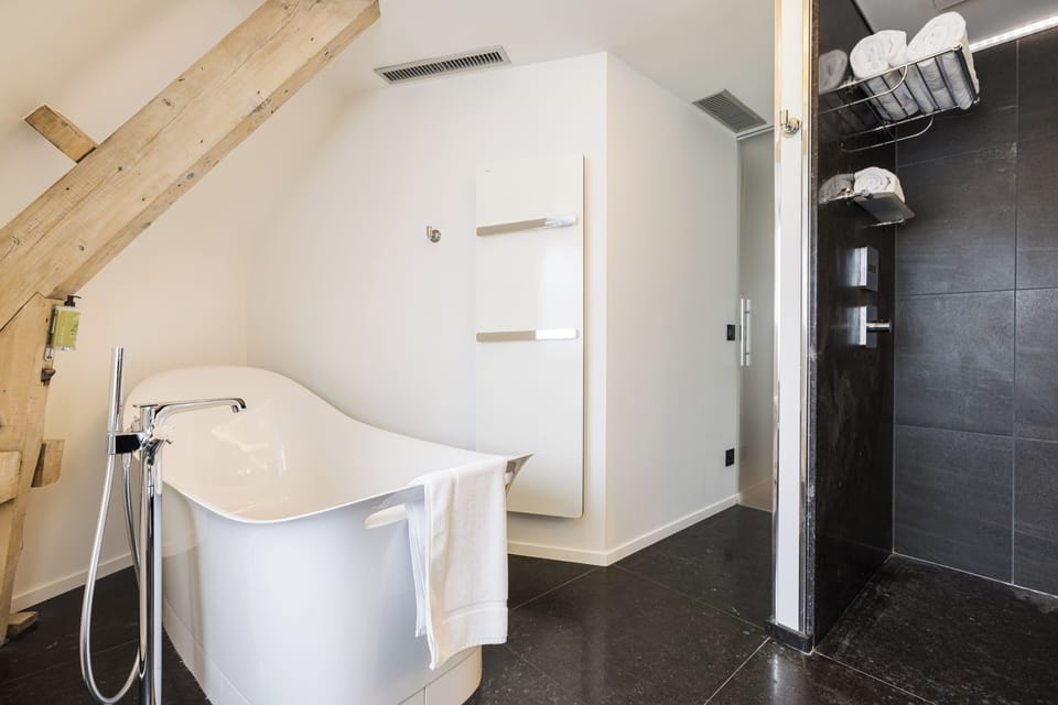 Suite (Plaza) | Bathroom | Free toiletries, hair dryer, bathrobes, slippers