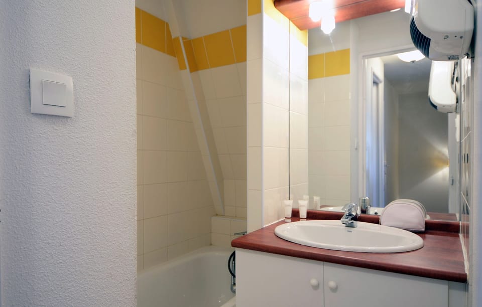 Get ready for your day in the bathroom or shower room.