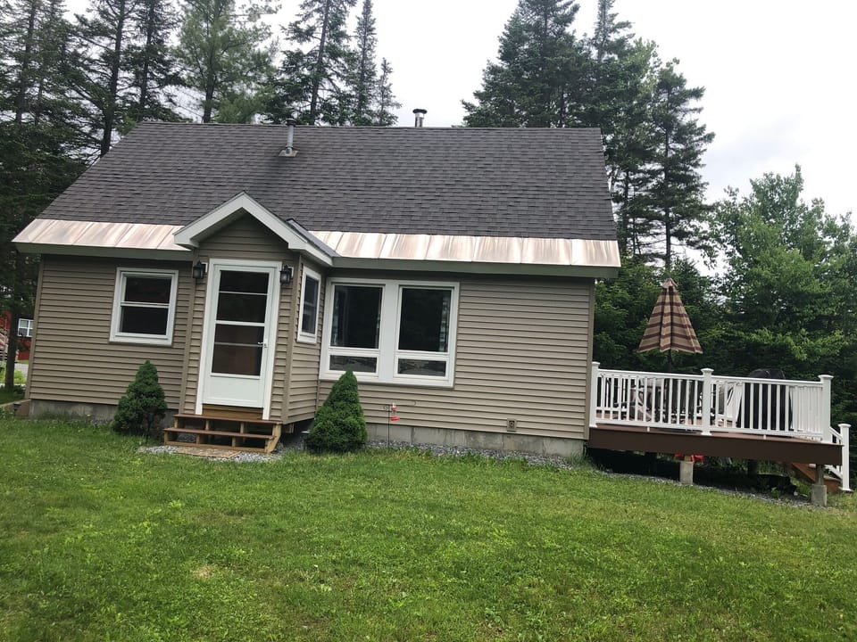 Newly sided entire house and garage