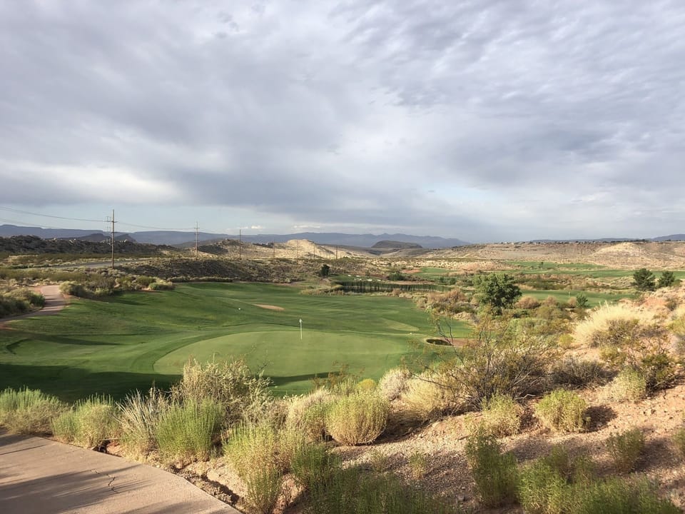 Adjacent to Coral Canyon golf course.