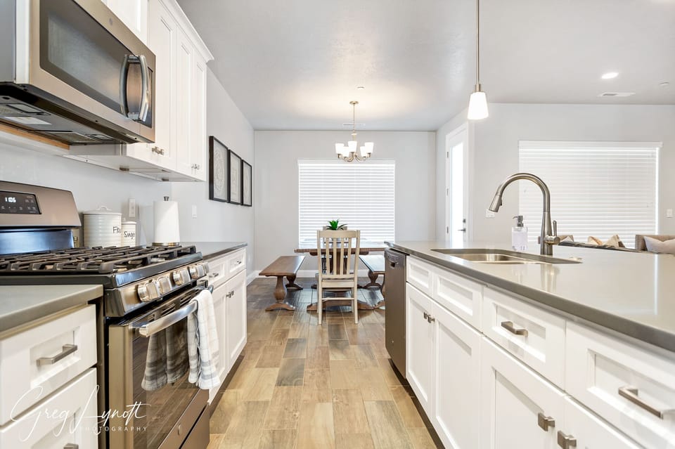You might want to plan a few meals at home to use these new stainless appliances