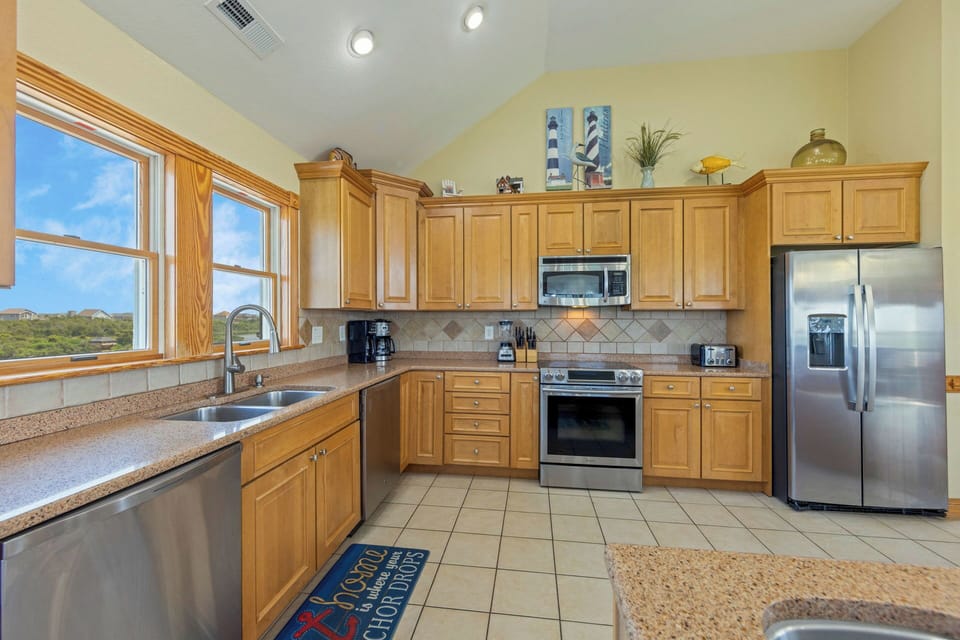 Surf or Sound Realty - 906 - Shore Sounds Good - Kitchen-3