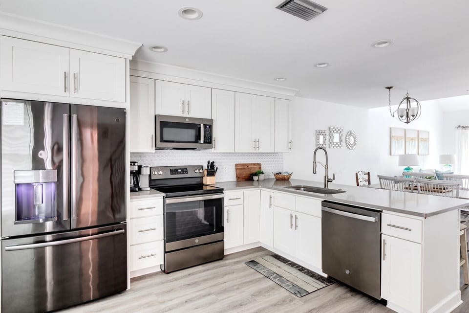This spacious kitchen is stocked with everything you will need!