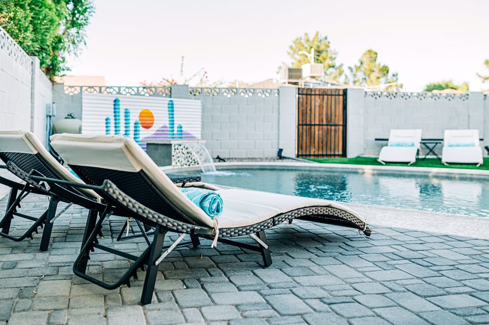 Bask in the sunshine in your private, luxurious, & fun resort-style backyard. 