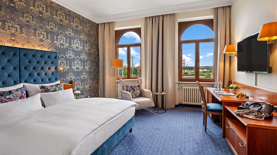 Hypo-allergenic bedding available, minibar, in-room safe, desk