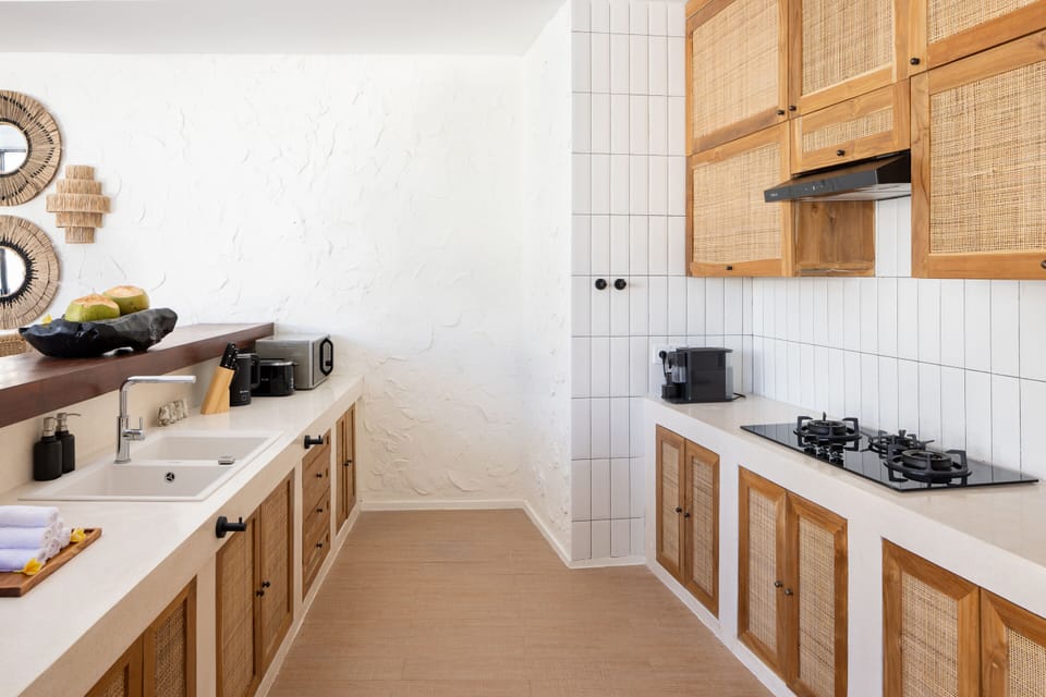 Villa, 3 Bedrooms, Private Pool | Private kitchen | Full-size fridge, microwave, stovetop, coffee/tea maker