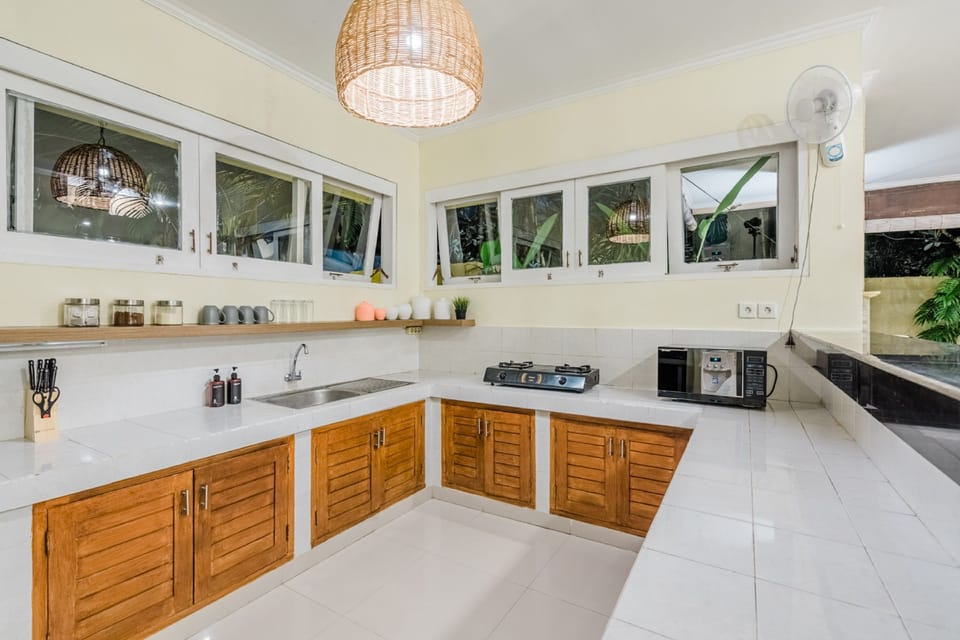 Villa, 2 Bedrooms, Private Pool | Private kitchen | Full-size fridge, microwave, stovetop, coffee/tea maker
