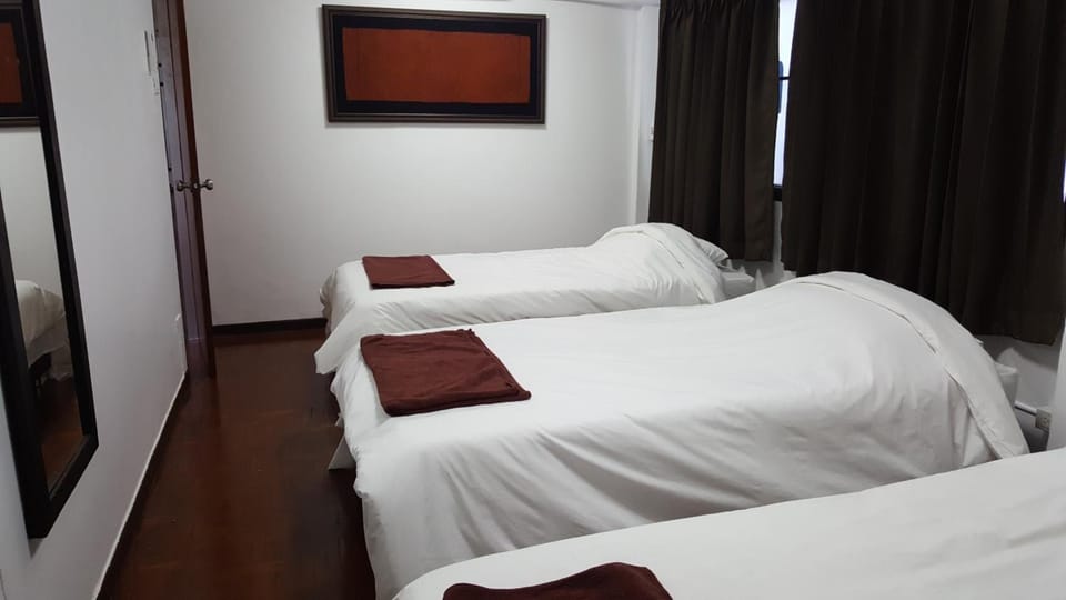Premium bedding, blackout drapes, free WiFi, bed sheets