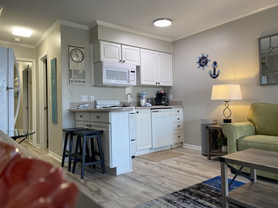 Villa, 1 Bedroom, Ocean View | Private kitchen | Coffee/tea maker, fridge, microwave, toaster