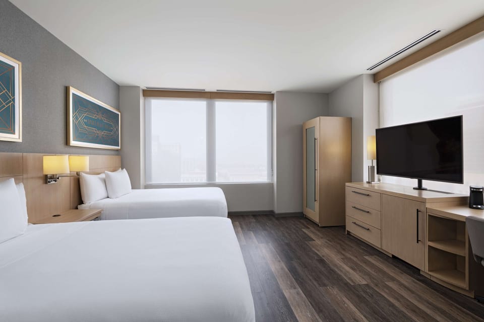 Exclusive Room, Multiple Beds (Specialty) | In-room safe, desk, laptop workspace, blackout drapes