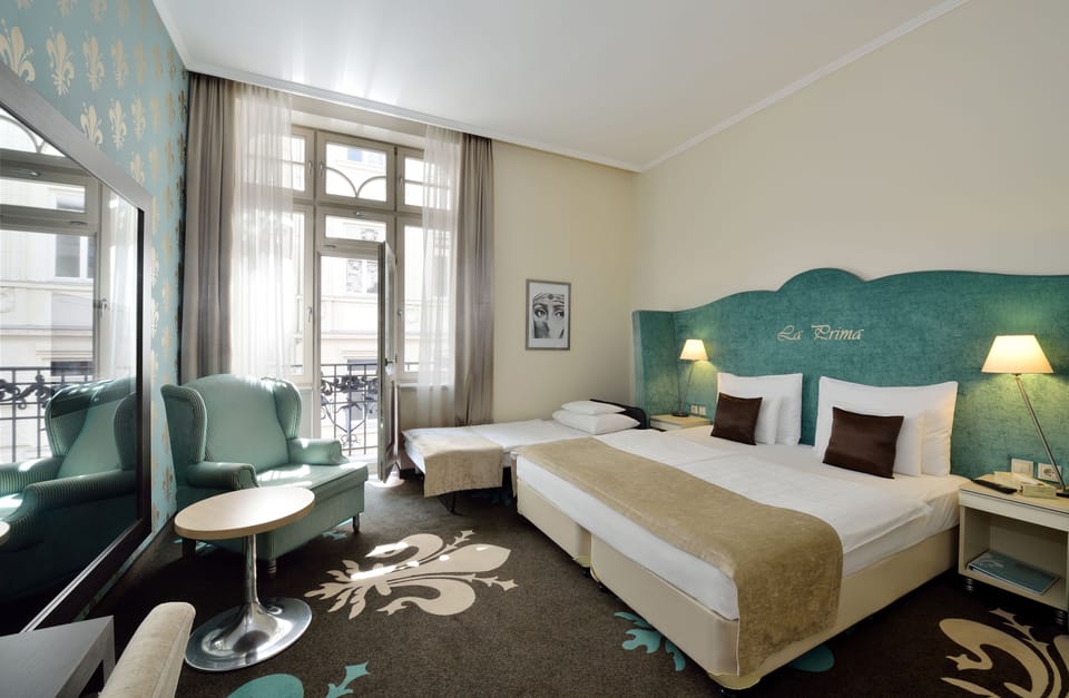Deluxe Double Room with extra bed | Premium bedding, in-room safe, desk, blackout drapes