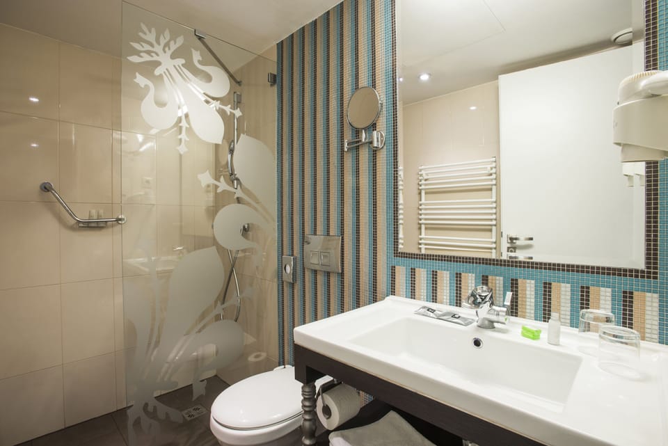 Basic Double or Twin Room | Bathroom | Free toiletries, hair dryer, towels